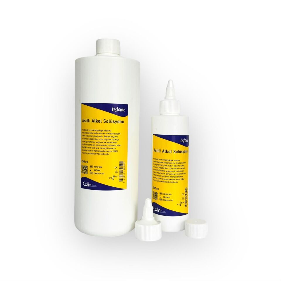 Asitli Alkol Çözeltisi 1000 ml