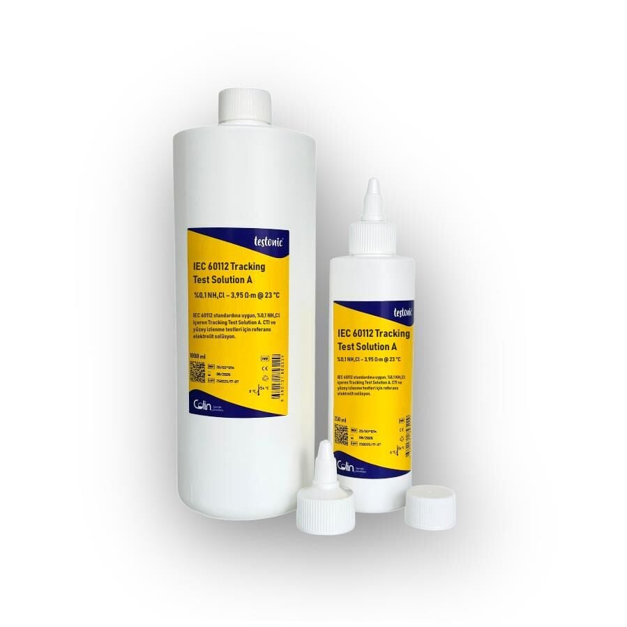 IEC 60112 Tracking Test Solution A (%0,1 NH4Cl – 3,95 ?·m @ 23 °C) - 1L 1000 ml