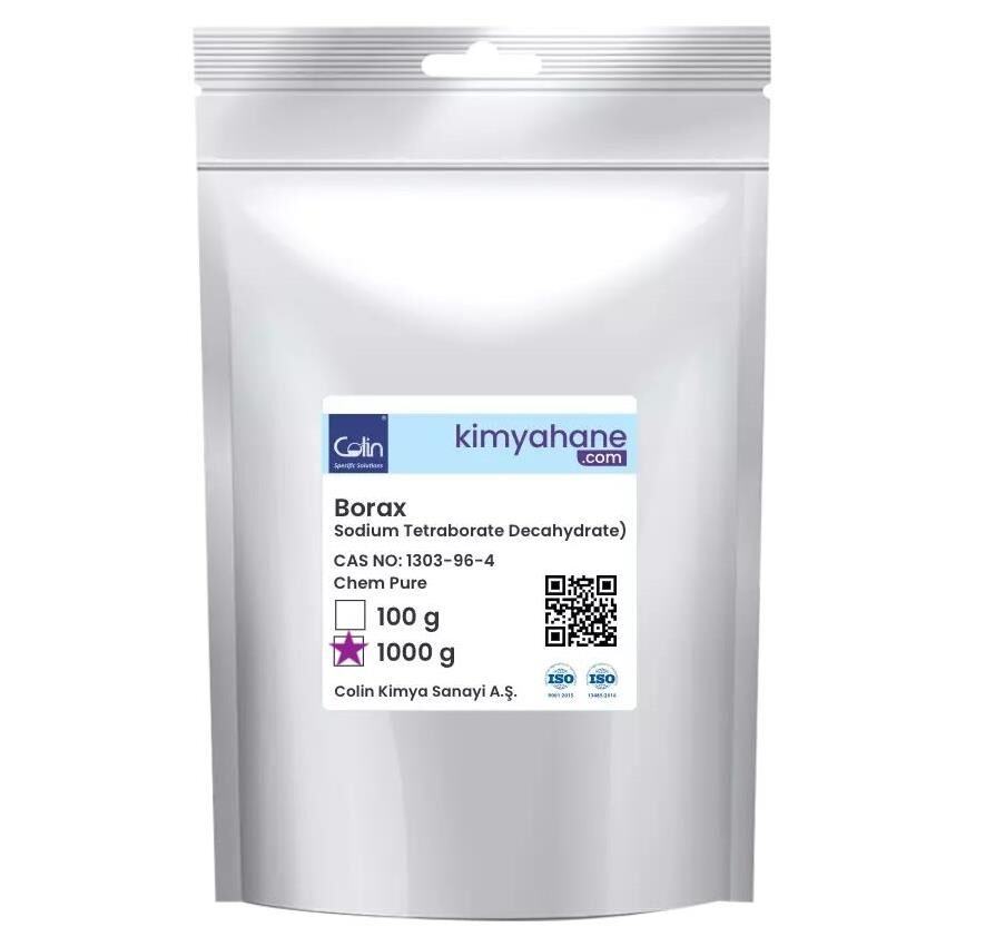 Boraks (Sodyum Tetraborat Dekahidrat) 1 Kg