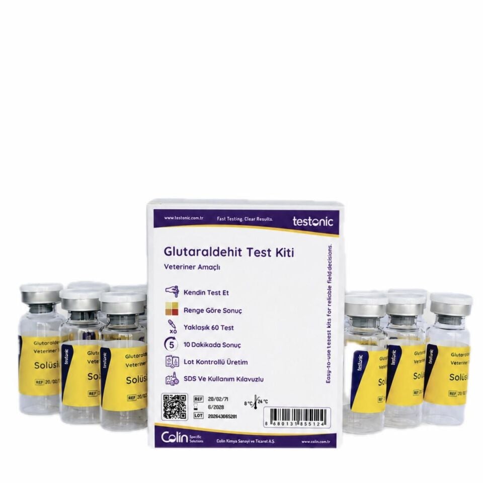 Glutaraldehit Test Kiti – (Veteriner Amaçlı)
