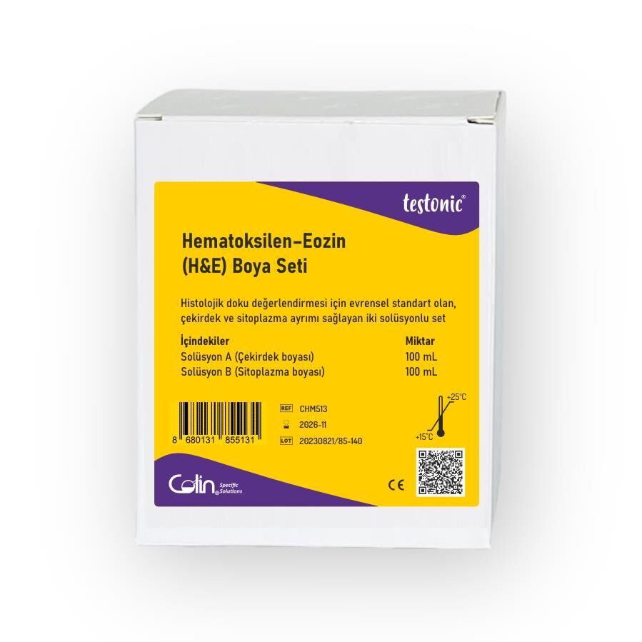 Hematoksilen–Eozin (H&E) Boyama Seti (Gill III Modifiye)