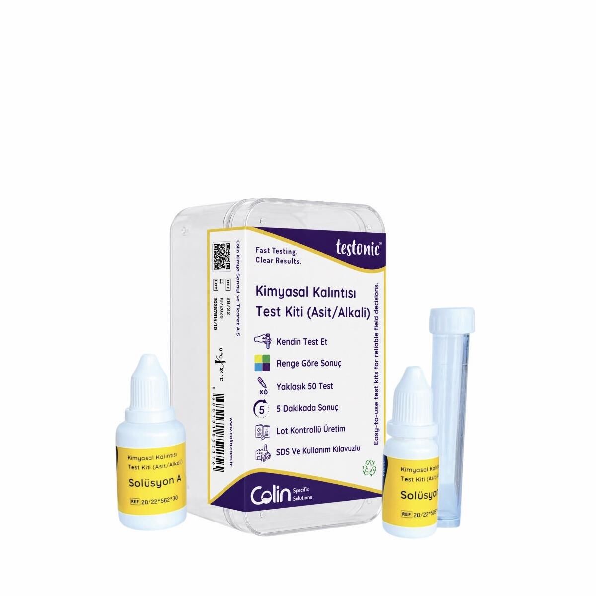 Kimyasal Kalıntısı (Asit/Alkali) Test Kiti