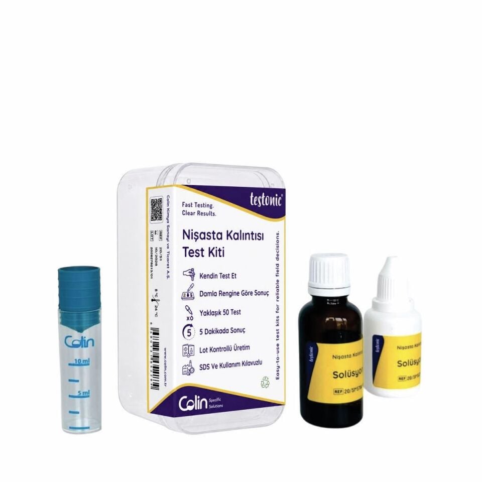 Nişasta Kalıntısı Test Kiti