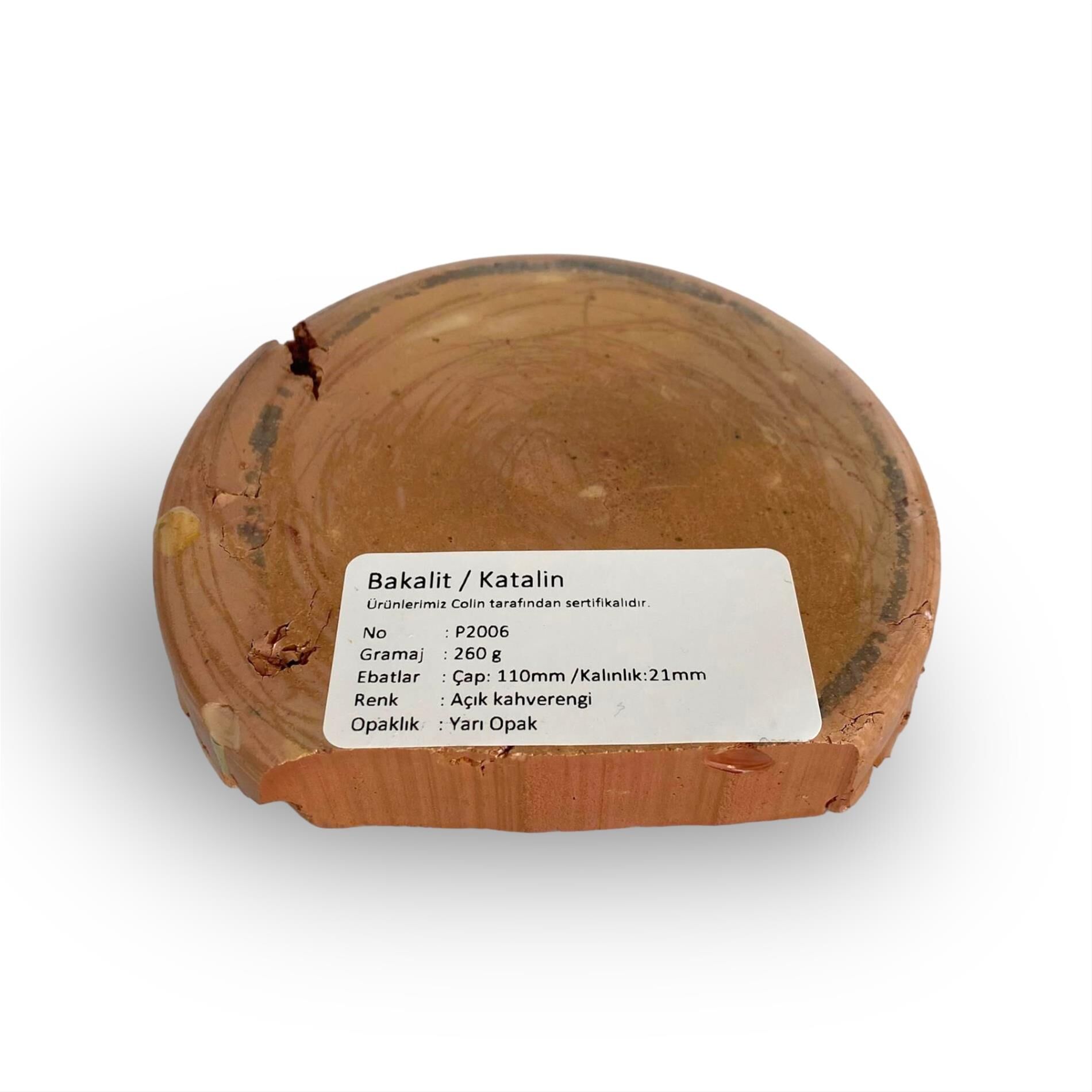 P2006 Bakalit Ürün (Sıkma Kehribar) - 257 g
