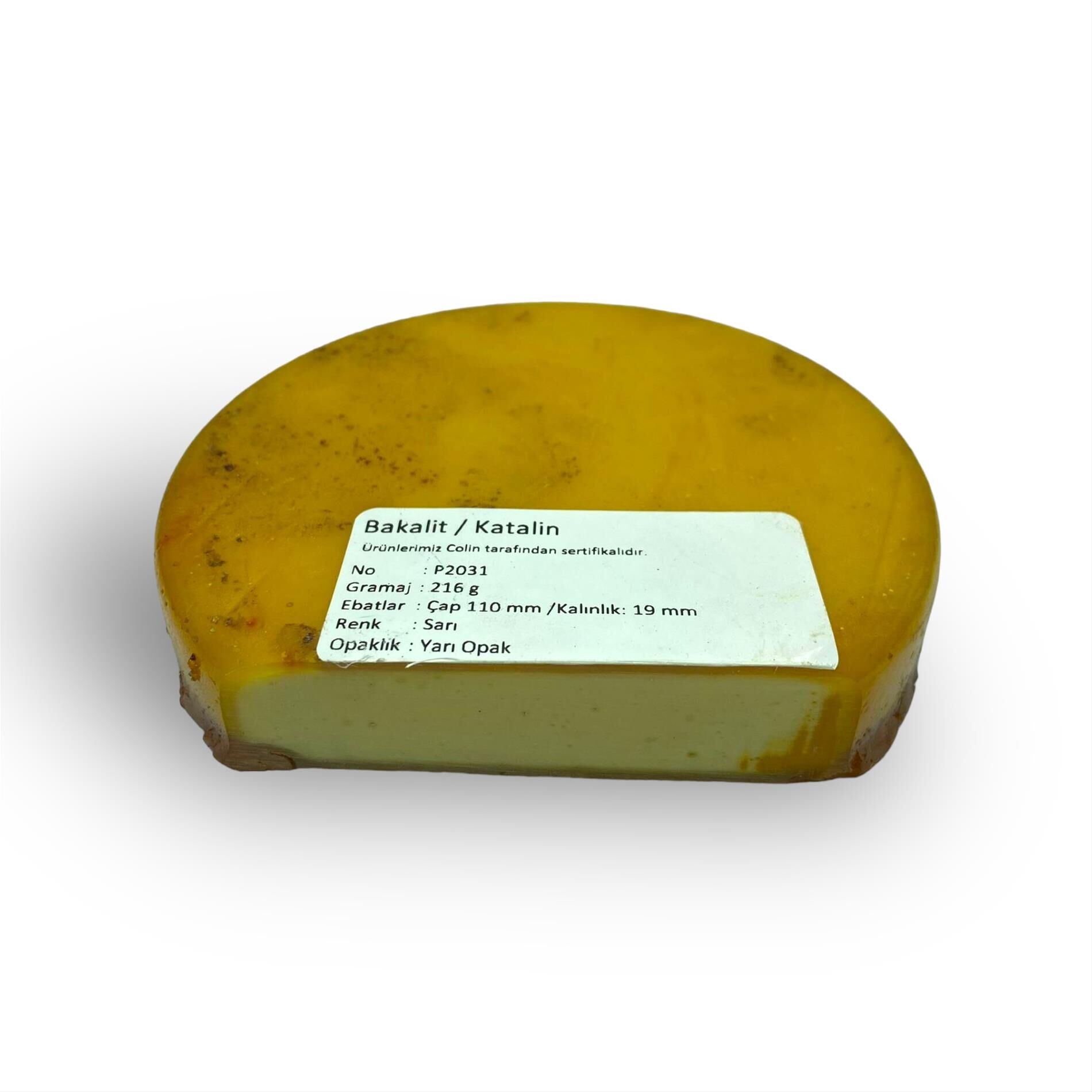 P2031 Bakalit Ürün (Sıkma Kehribar) - 215 g