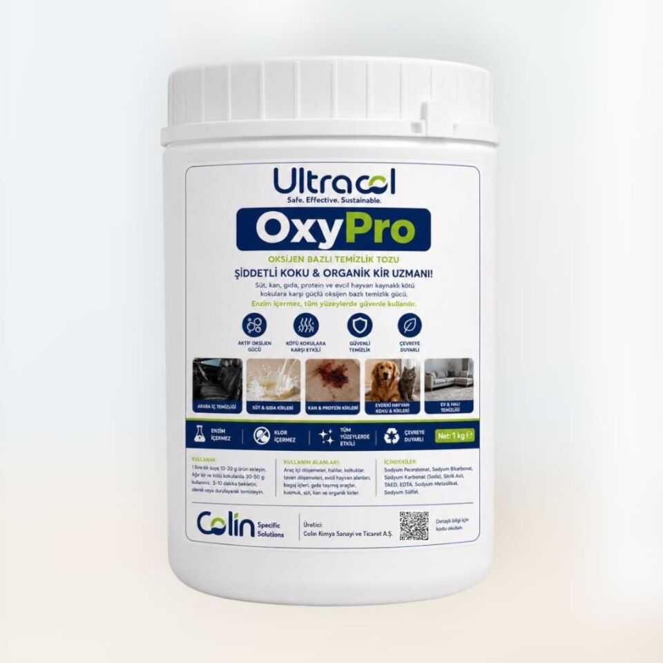 ULTRACOL OxyPro – Oksijen Bazlı Çok Amaçlı Güçlü Temizleyici 250 g