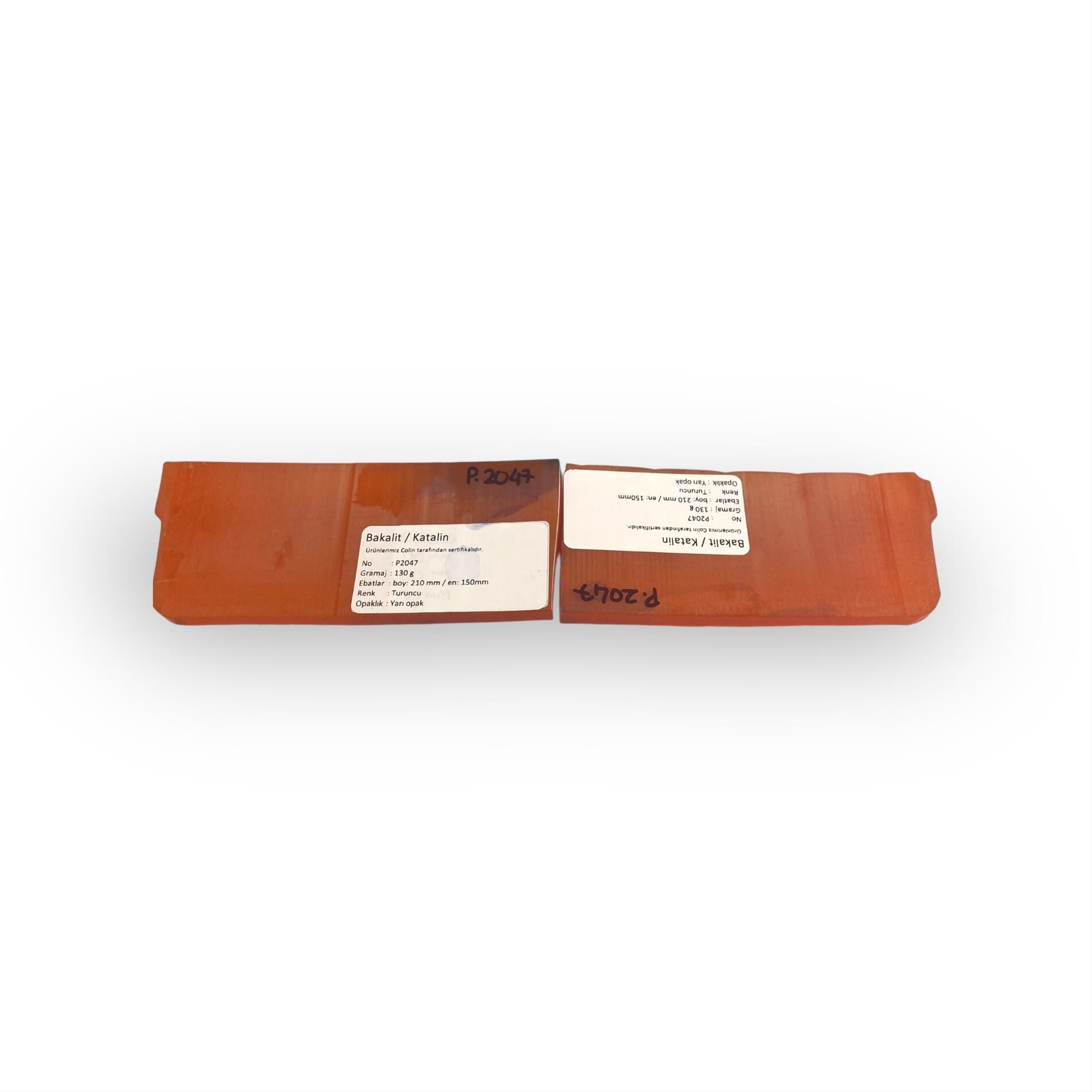 P2047 Bakalit Ürün (Sıkma Kehribar) - 128 g