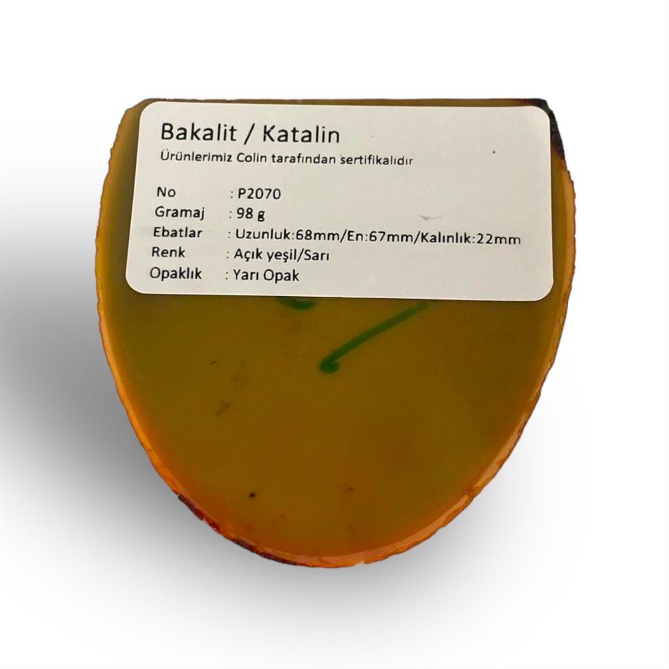 P2070 Bakalit Ürün (Sıkma Kehribar) - 98 g