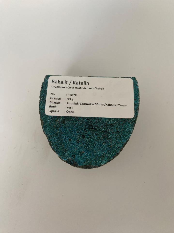 P2078 Bakalit Ürün Simli (Sıkma Kehribar) - 92 g