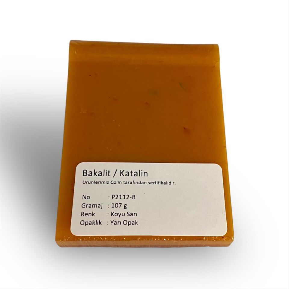 P2112-B Bakalit Ürün (Sıkma Kehribar) - 107 gr