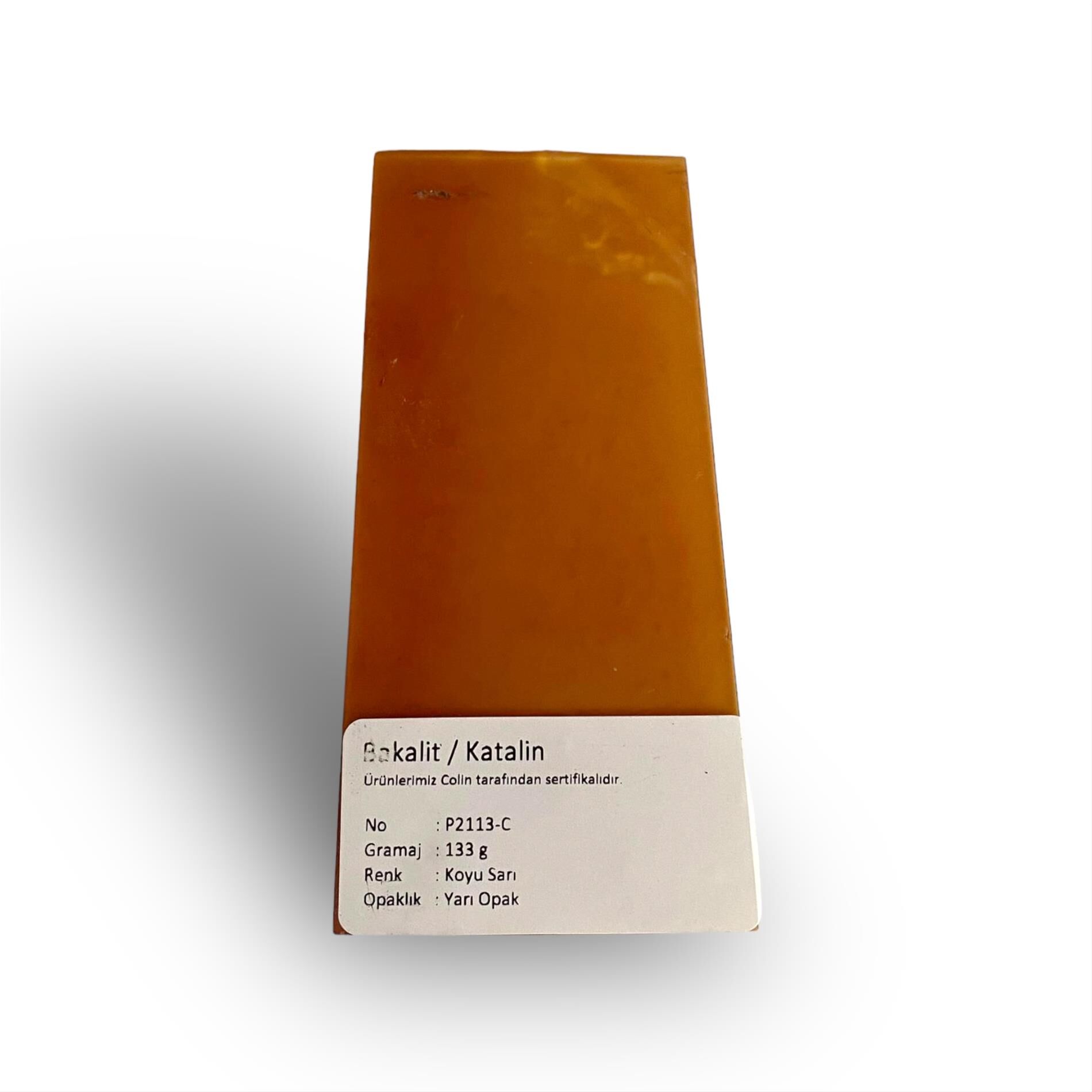 P2113-C Bakalit Ürün (Sıkma Kehribar) - 133 gr