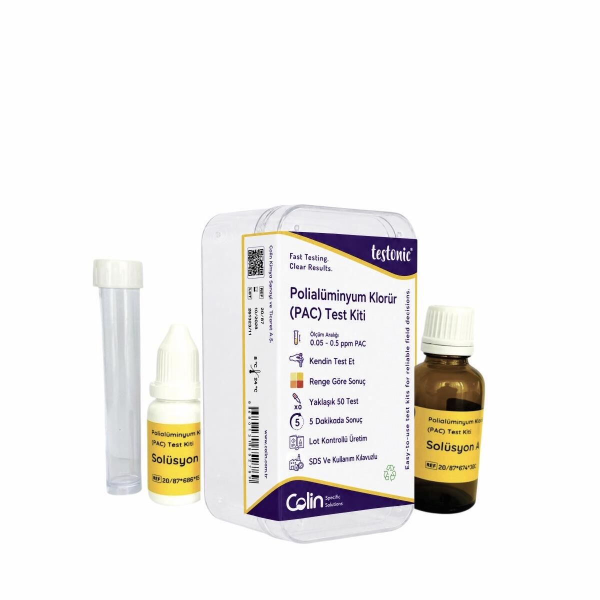 PAC (Polialüminyum Klorür) Test Kiti