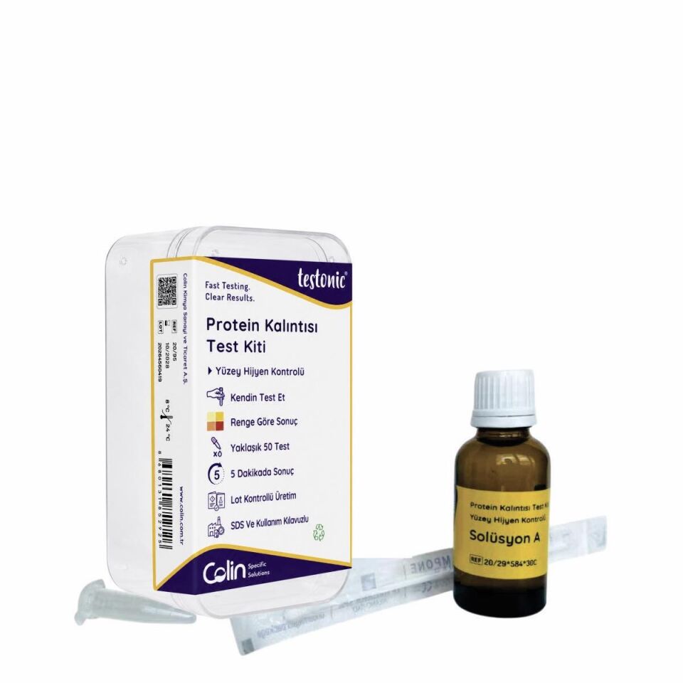 Protein Kalıntısı Test Kiti - Yüzeylerde Hijyen Kontrolü İçin