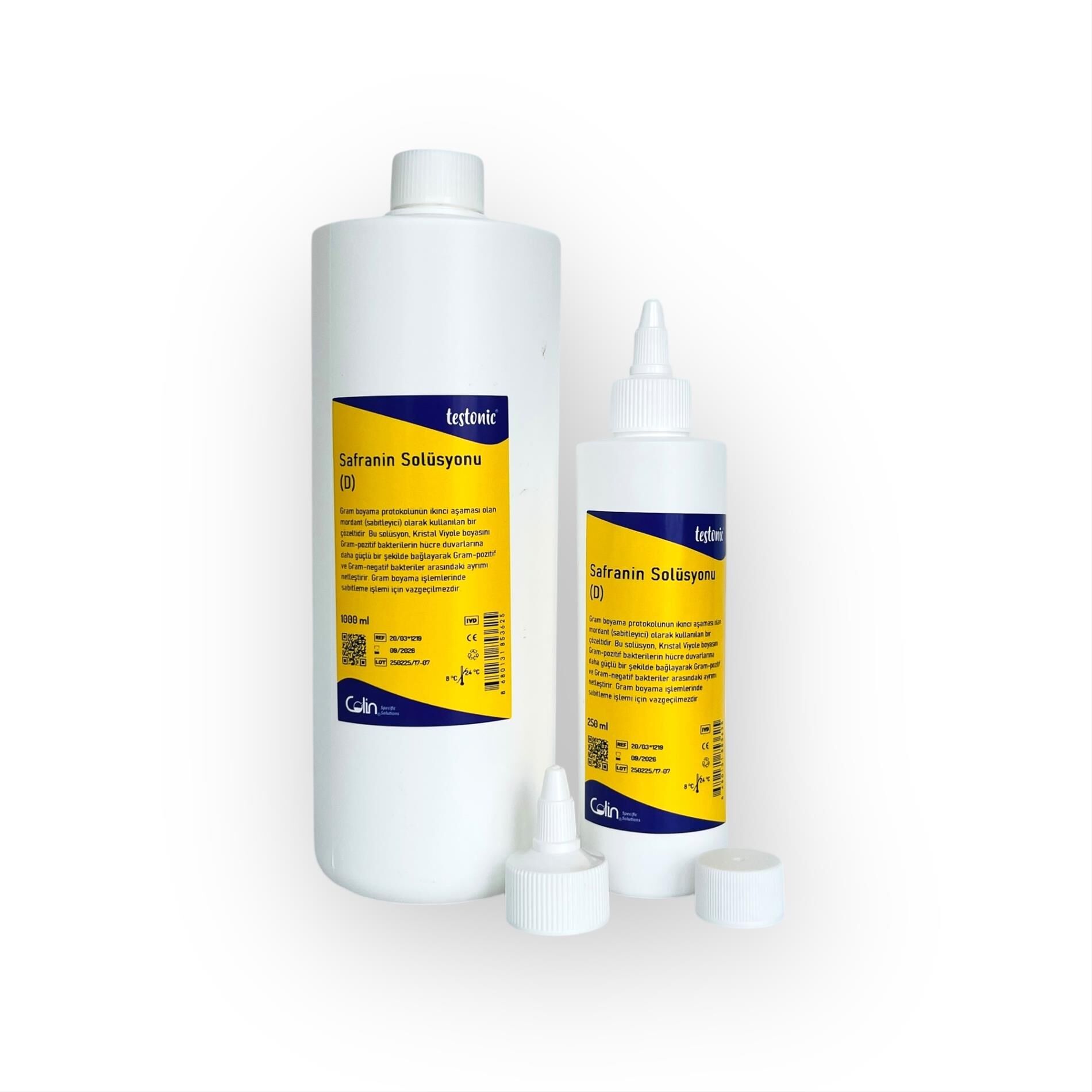 Safranin Solüsyonu (D) Gram Boyama için 1000 ml
