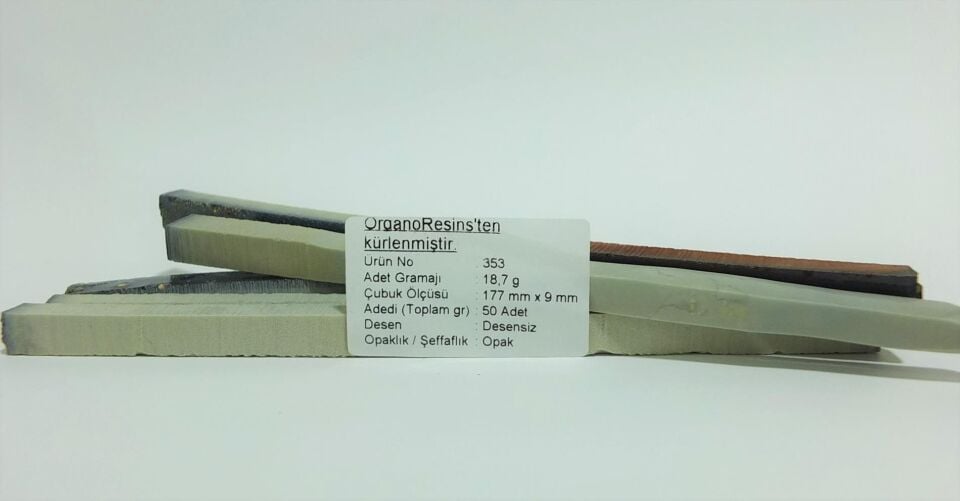 353 Çubuk Sıkma Kehribar - Adedi 18 gramdır. Adetle satılır.