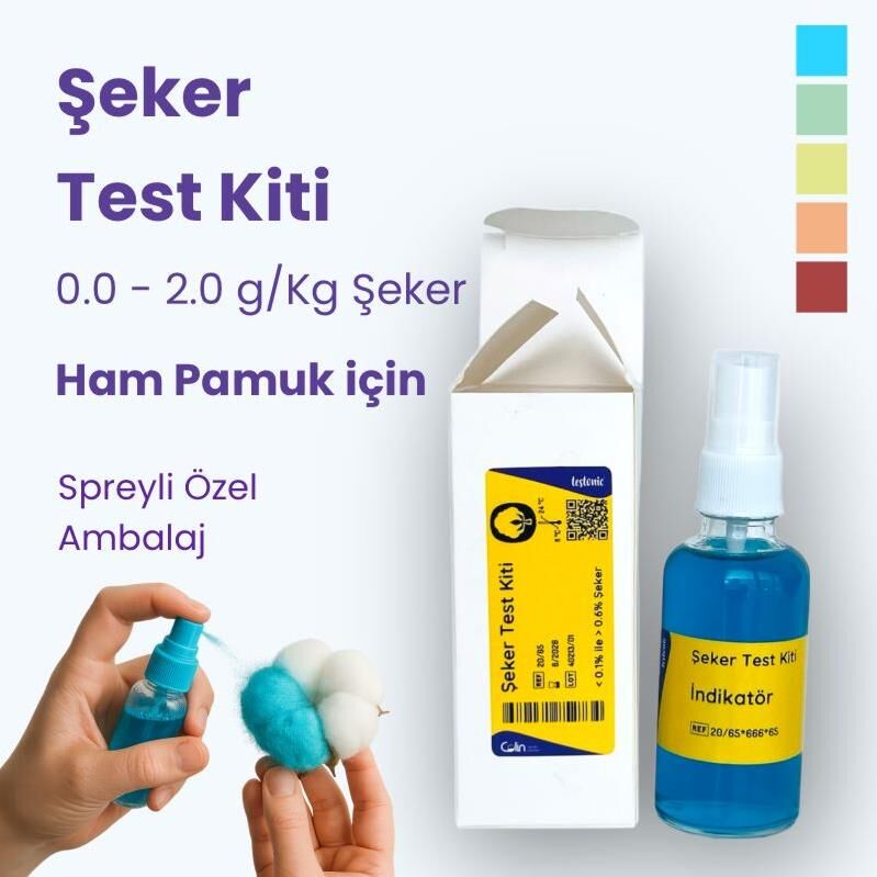 Şeker Test Kiti - Pamuk için - Spreyli 250 ml