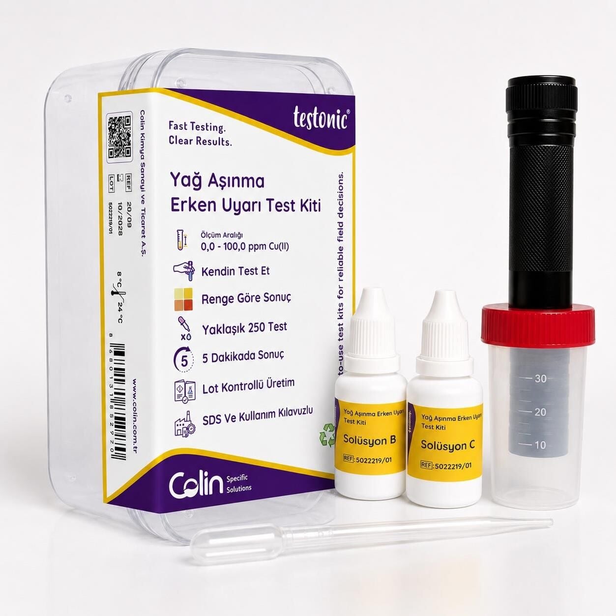 Yağ Aşınma Erken Uyarı Test Kiti