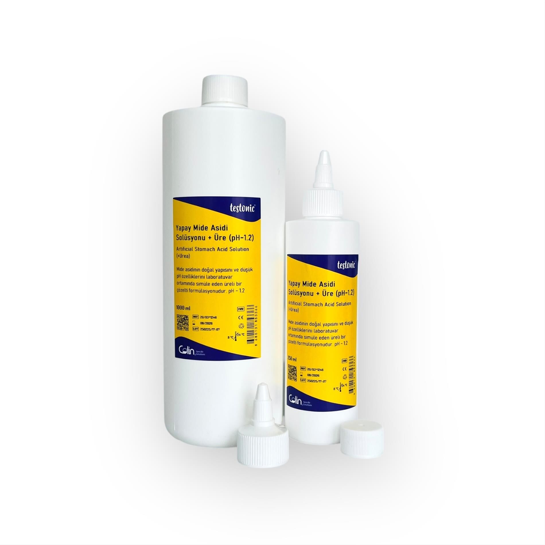 Yapay Mide Asidi Solüsyonu + Üre (pH ~ 1.2) 1 Litre