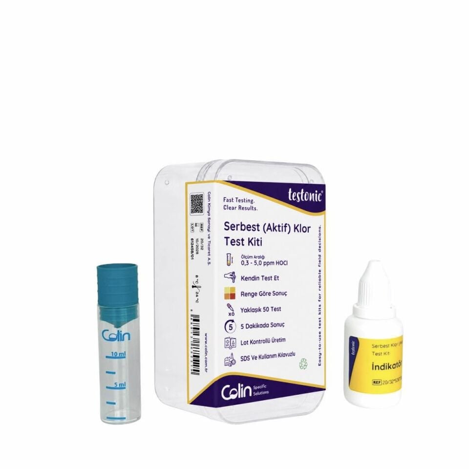Serbest (Aktif) Klor Test Kiti